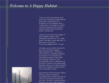 Tablet Screenshot of ahappyhabitat.com